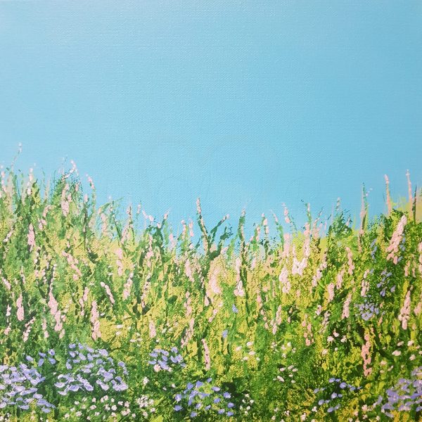 Summer Days Original Painting 12x12" - Image 2