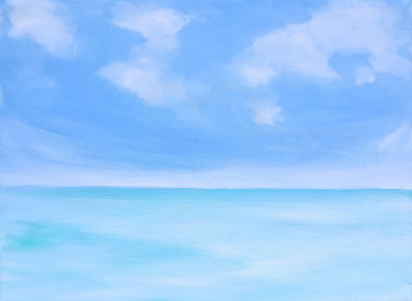Rough Paradise Original Painting 16x12" - Image 2