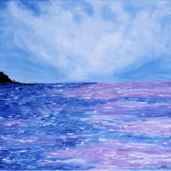 Courage Original Painting 12x12" - Image 2