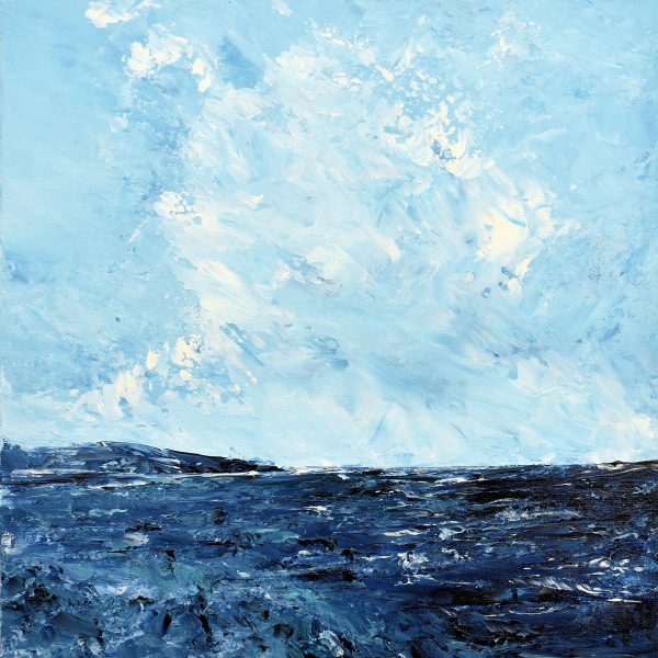 I see blue... Original Painting 12x12" - Image 2