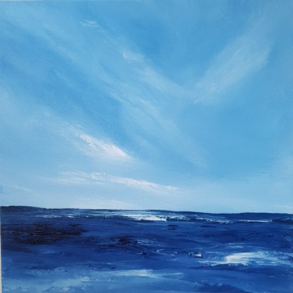 Dancing Waters Original Painting 12x12" - Image 2