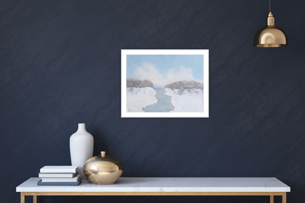 Clifton Snow Scene Original Painting 39.5x50cm - Image 5