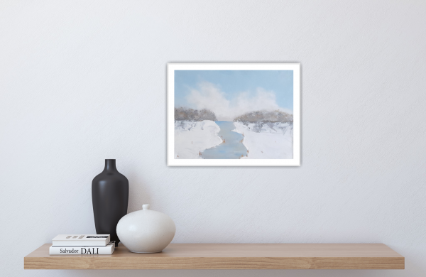 Clifton Snow Scene Original Painting 39.5x50cm - Image 4