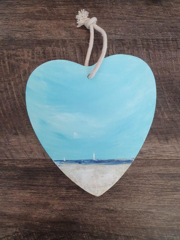 Hand Painted Wooden Hearts - Image 5