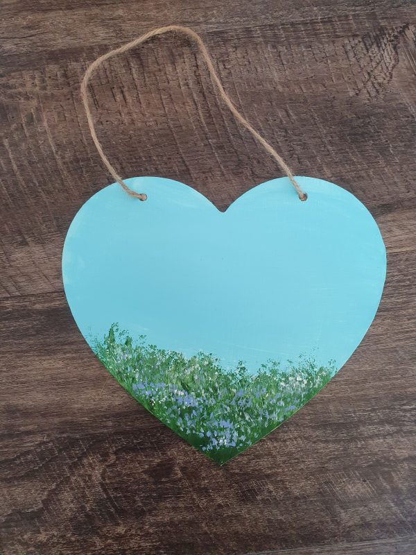 Hand Painted Wooden Hearts - Image 4