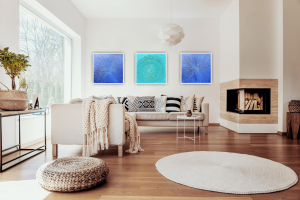 Elements of the Beach Part 3 Original Painting 50x50cm - Image 8