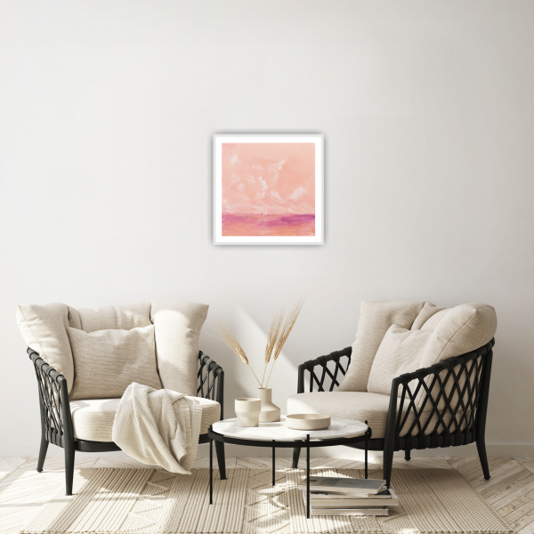 Summer Iridescence Original Painting 12x12 Inch - Image 3
