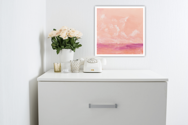 Summer Iridescence Original Painting 12x12 Inch - Image 2