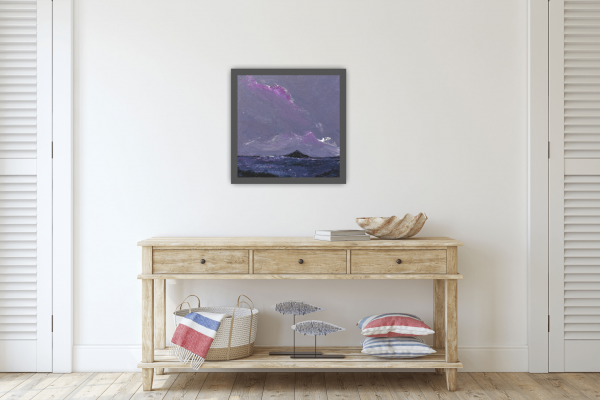 Summer Twlight Original Painting 12x12 Inch - Image 5