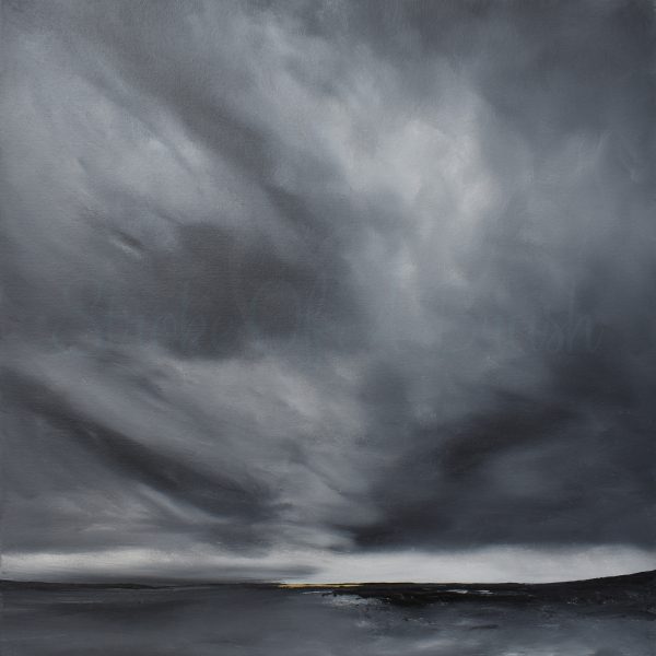 Glimmer Original Painting 24x24 Inch - Image 2