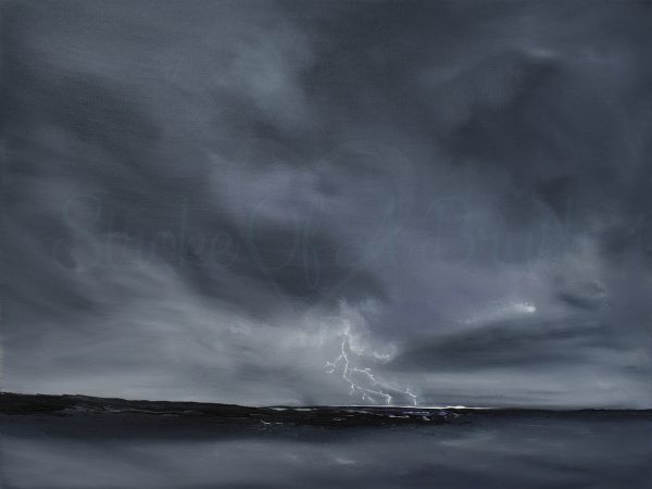 Strike Original Painting 18x24 Inch - Image 10