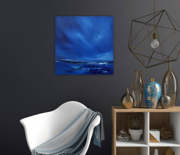 Nightfall Original Painting 12x12 Inch - Image 3