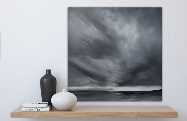 Glimmer Original Painting 24x24 Inch - Image 5