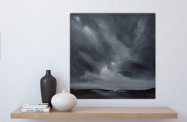 Light Original Painting 24x24 Inch - Image 3