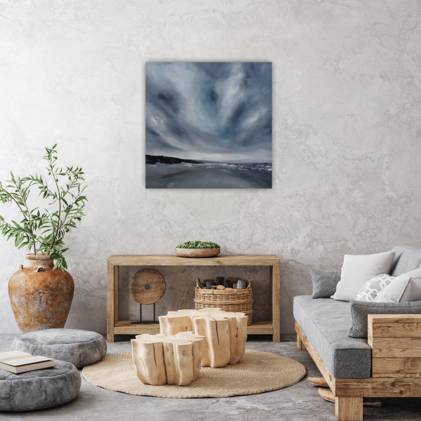 The Shore Original Painting 24x24 Inch - Image 10