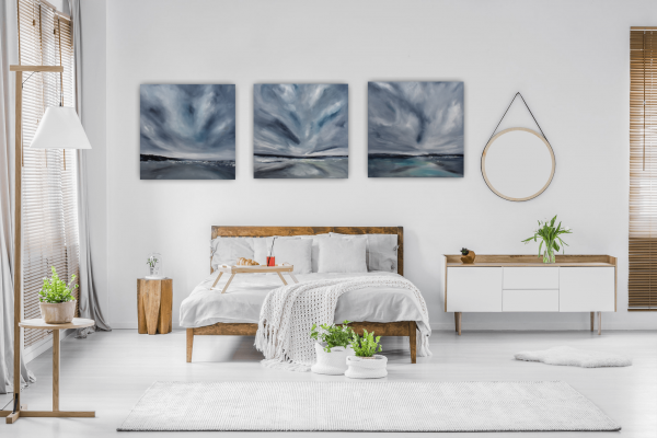 The Shore Original Painting 24x24 Inch - Image 7