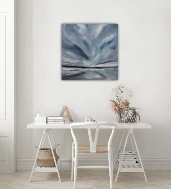 Expanse Original Painting 24x24 Inch - Image 6