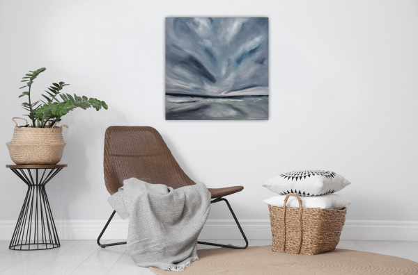 Expanse Original Painting 24x24 Inch - Image 5