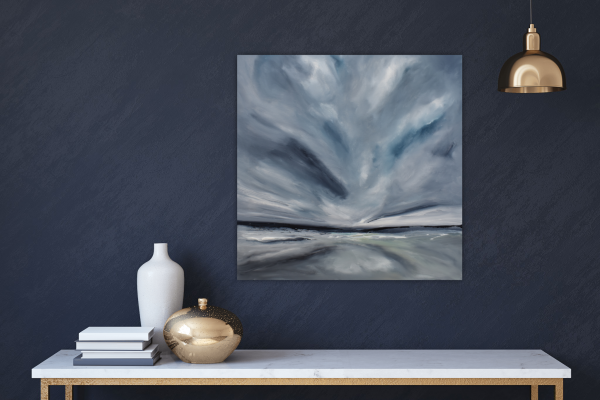 Expanse Original Painting 24x24 Inch - Image 4