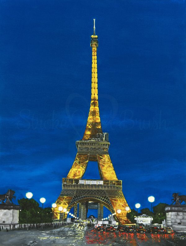 Busy in Paris Original Painting 18x24 Inch - Image 2