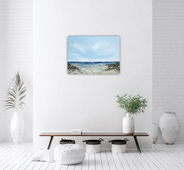 Pause Original Painting 18x24 Inch - Image 7