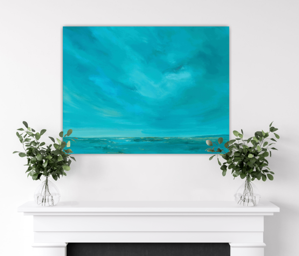 Seas Whisper Original Painting 18x24 Inch - Image 10