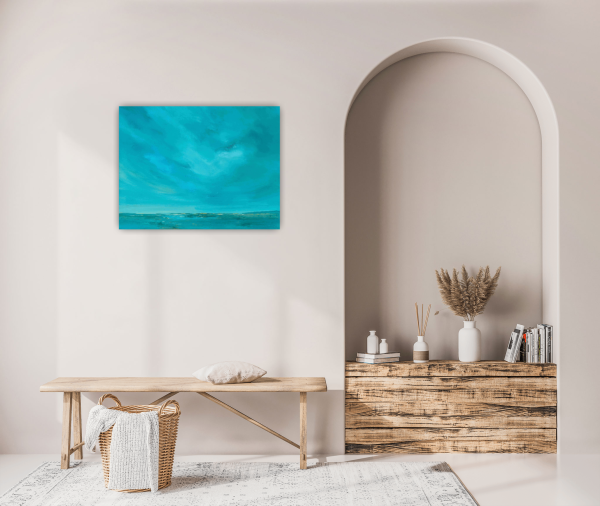 Seas Whisper Original Painting 18x24 Inch - Image 9