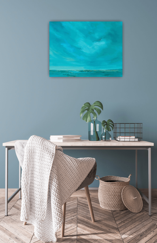 Seas Whisper Original Painting 18x24 Inch - Image 7