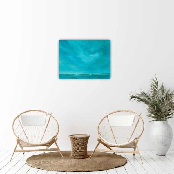 Seas Whisper Original Painting 18x24 Inch - Image 4