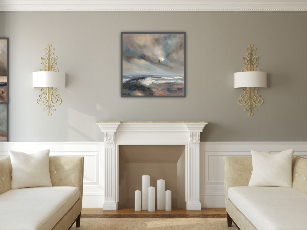Autumn Shore Original Painting 20x20 Inch - Image 11