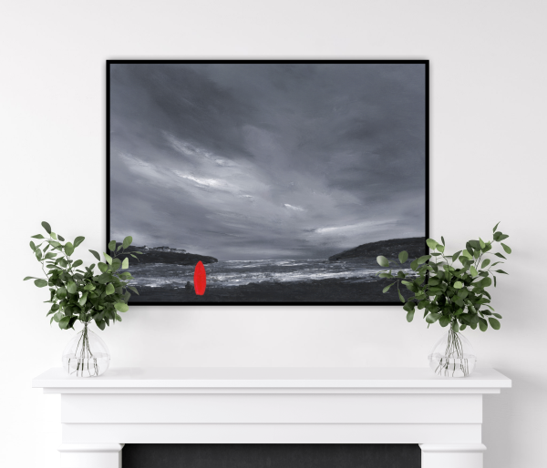 The Last Wave Original Painting 18x24 Inch