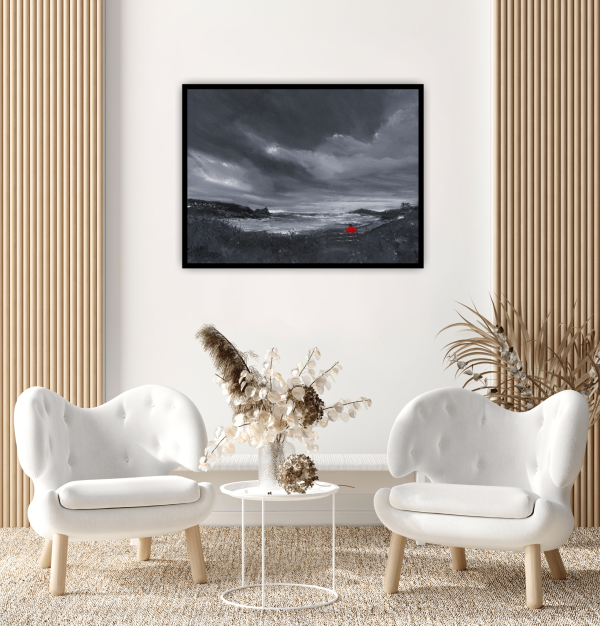 Thinking of You Original Painting 18x24 Inch - Image 5