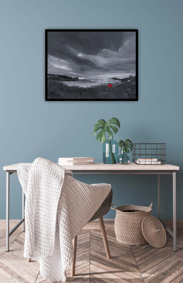Thinking of You Original Painting 18x24 Inch - Image 3