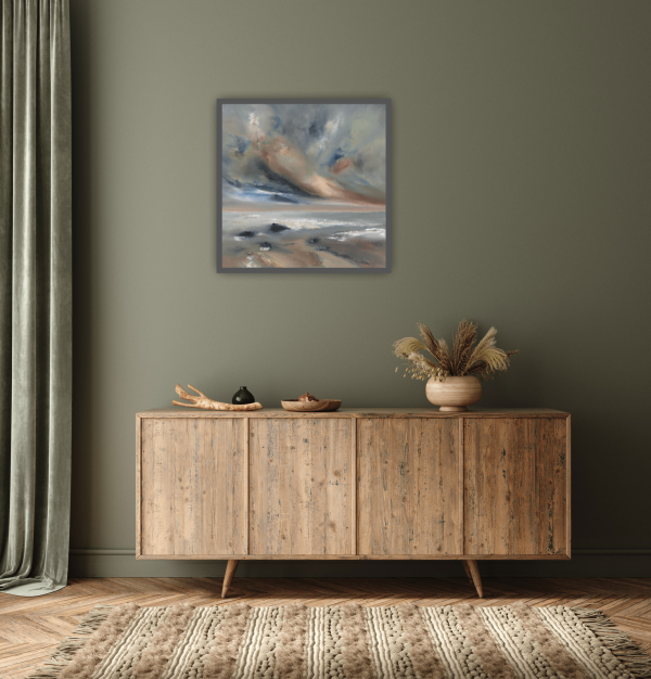 Tide Original Painting 20x20 Inch - Image 9