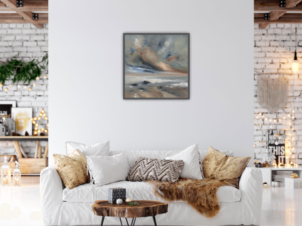 Tide Original Painting 20x20 Inch