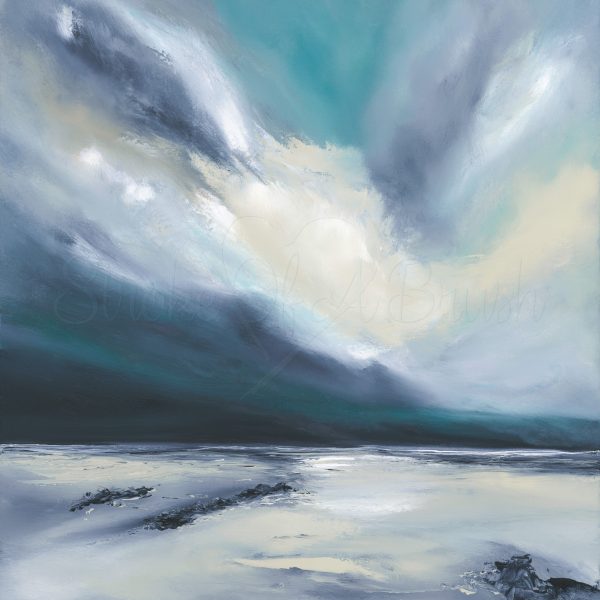 Wild Embrace Original Painting 24x24 Inch - Image 3