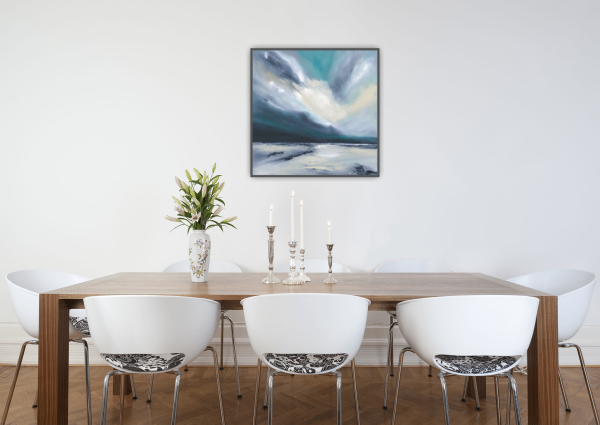 Wild Embrace Original Painting 24x24 Inch - Image 11
