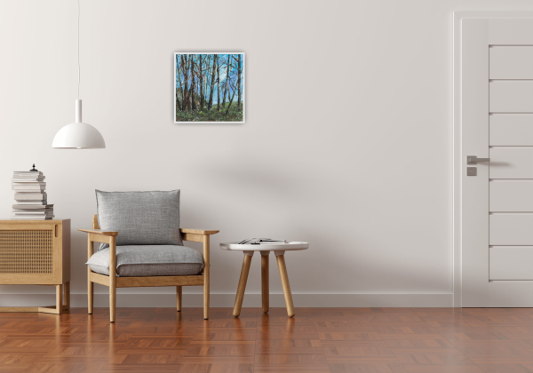 Winters End Original Painting 12x12 Inch - Image 5
