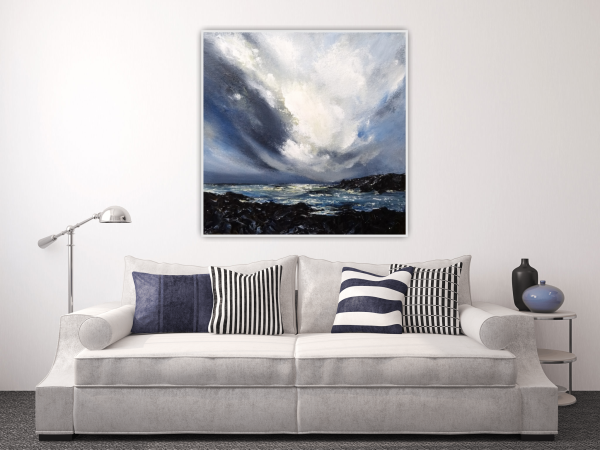 Majestic Path Original Painting 12x12 Inch - Image 9