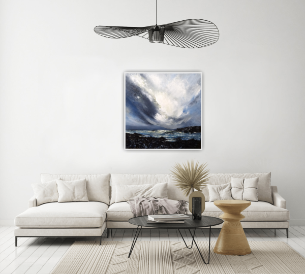 Majestic Path Original Painting 12x12 Inch - Image 8