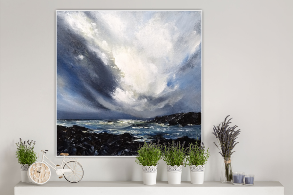 Majestic Path Original Painting 12x12 Inch