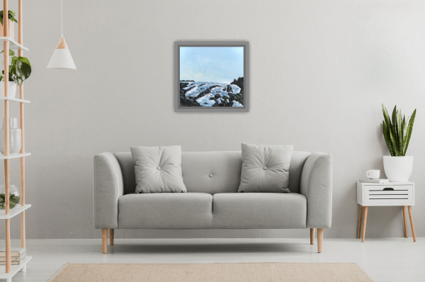 Feeling Rocky Original Painting 10x11 Inch - Image 4