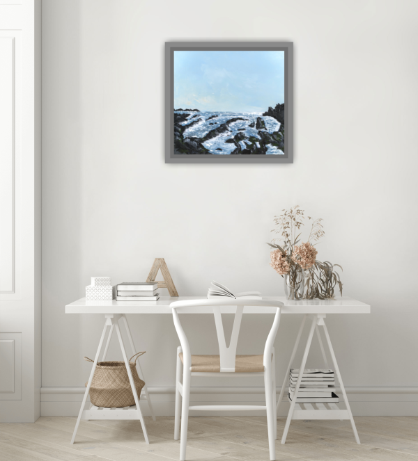 Feeling Rocky Original Painting 10x11 Inch - Image 13