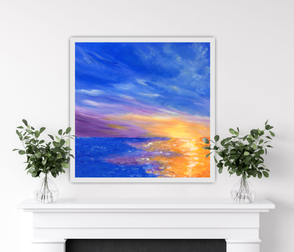 Colours of Life 1 Original Painting 12x12 Inch - Image 3