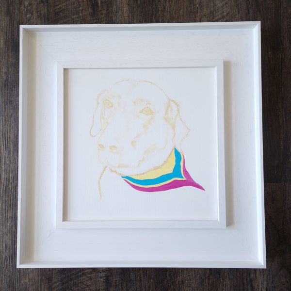 Lady Coco Original Painting 12x12 Inch - Image 6
