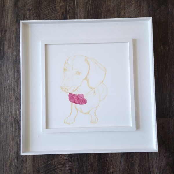 Miss Molly Original Painting 12x12 Inch - Image 6