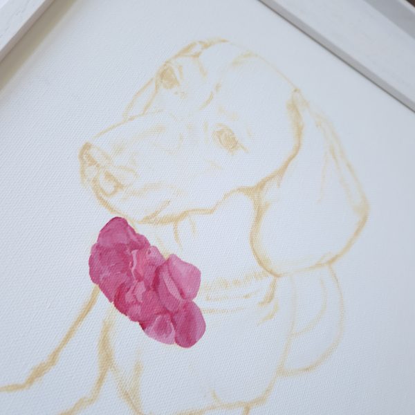 Miss Molly Original Painting 12x12 Inch - Image 7