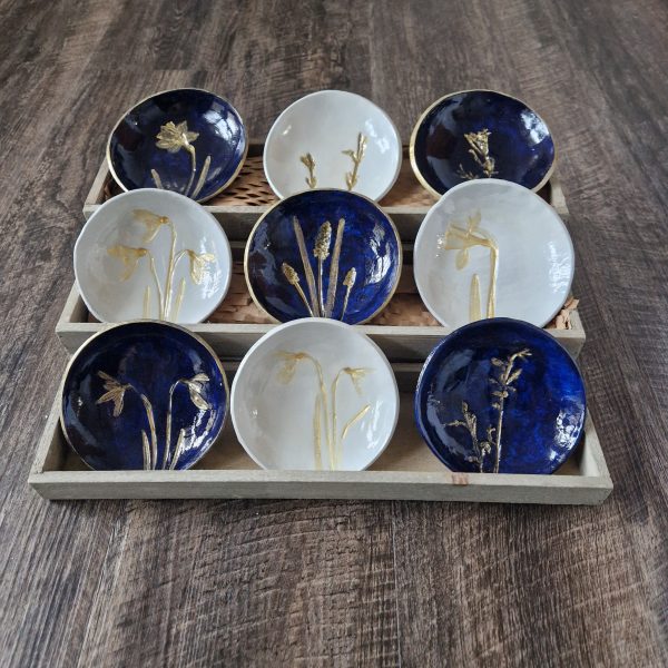 Handmade clay trinket dishes (Large)