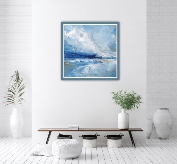First Light Original Painting 8x8 Inch (Framed) - Image 18