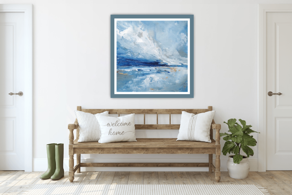 First Light Original Painting 8x8 Inch (Framed) - Image 14